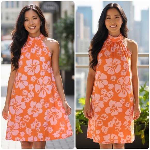 J. Crew Dresses & Skirts - J. Crew Women Tie-neck Cotton Sleeveless Coastal Vacation Mini Shift Dress Sz  2